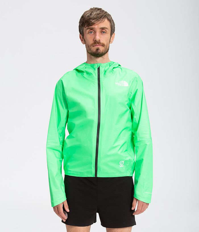 The North Face Kurtka Przeciwdeszczowa Męska Zielone Flight Lightriser Futurelight™ - PYGH83049